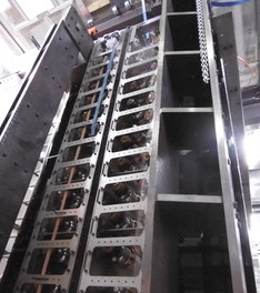 The SuperNEMO detector, closed and ready for cabling