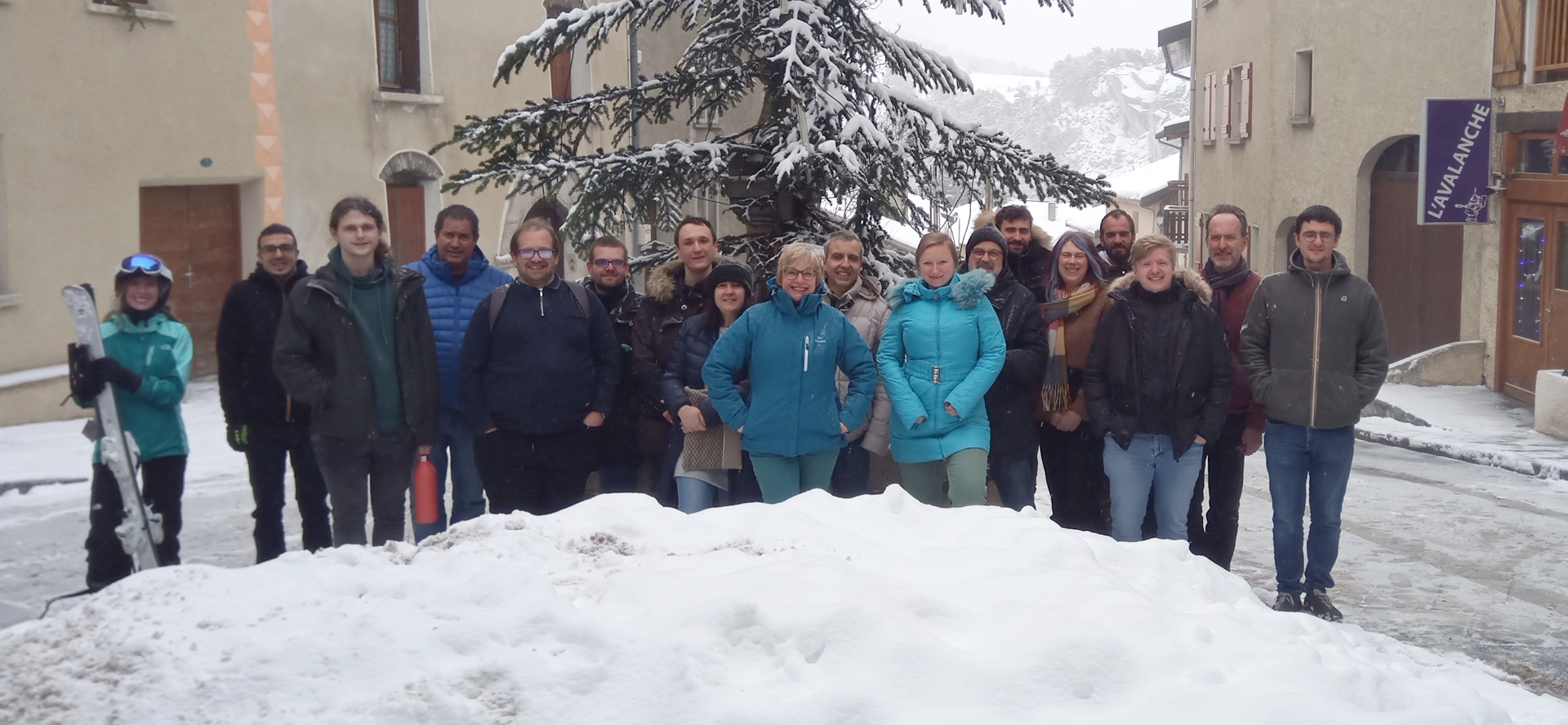 Collaboration members in Aussois.